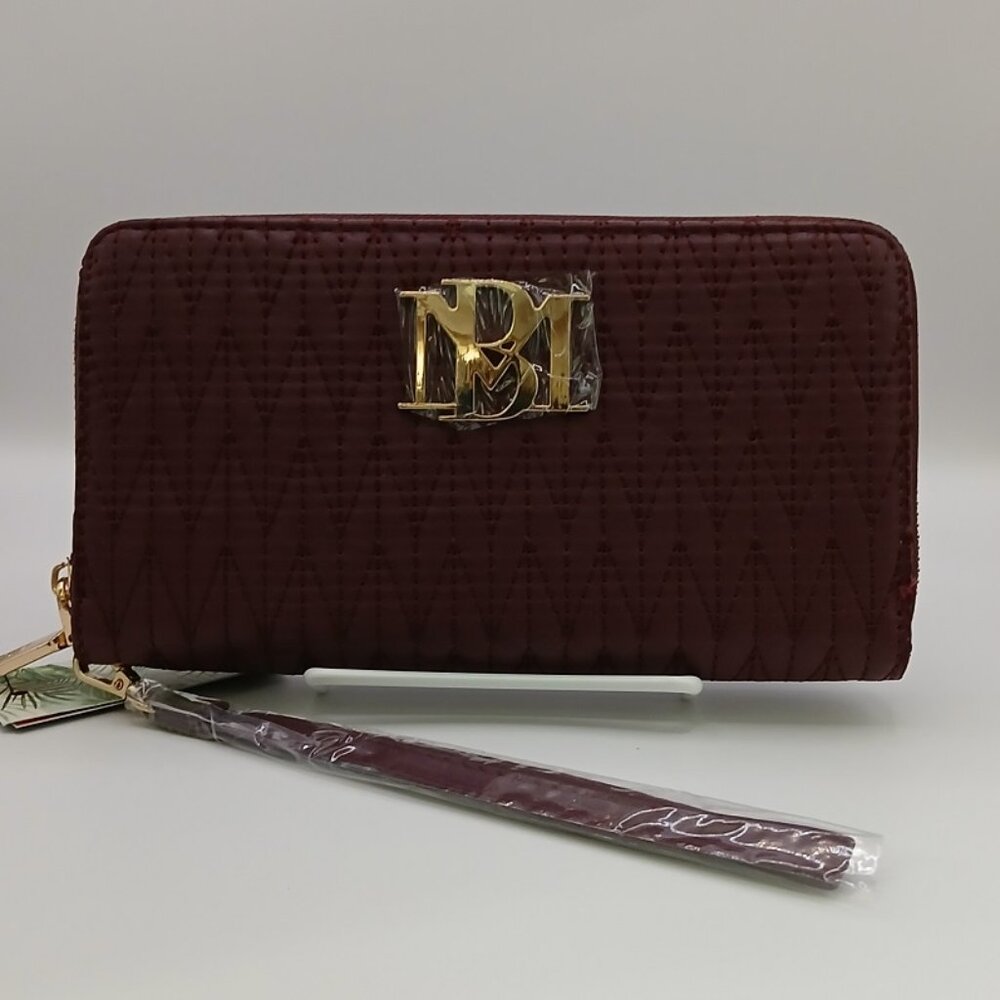 Badgley Mischka Quilt Continental Phone Wristlet